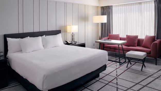 Renovated Bedroom at the Hyatt Regency Hotel